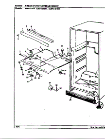 Fresh Food Compartment parts for Maytag Refrigerator HRNT1515/BF09A from AppliancePartsPros.com