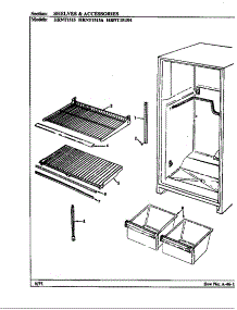 Shelves & Accessories parts for Maytag Refrigerator HRNT1515/BF09A from AppliancePartsPros.com