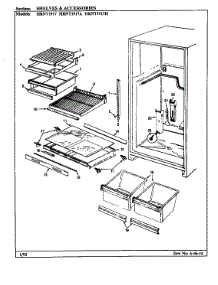 Shelves & Accessories parts for Maytag Refrigerator HRNT1917A/BF55C from AppliancePartsPros.com