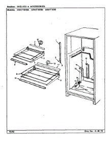 Shelves & Accessories (Hrnt1919 / Cl54a) (Hrnt1919a / Cl55a) (Hrnt1919h / Cl56a) parts for Maytag Refrigerator HRNT1919/CL54A from AppliancePartsPros.com