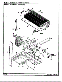 Unit Compartment & System parts for Maytag Refrigerator GNT15M4XH/CF09A from AppliancePartsPros.com