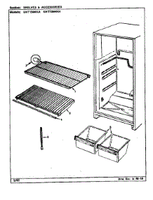 Shelves & Accessories parts for Maytag Refrigerator GNT15M4XH/CF09B from AppliancePartsPros.com