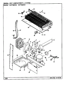 Unit Compartment & System parts for Maytag Refrigerator GNT15M4XH/CF09B from AppliancePartsPros.com