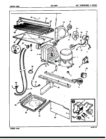 Unit Compartment & System parts for Maytag Refrigerator NNT196DA/4C77A from AppliancePartsPros.com
