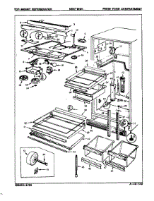 Fresh Food Compartment parts for Maytag Refrigerator NENT198HA/7A71A from AppliancePartsPros.com