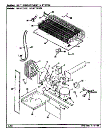 Unit Compartment & System parts for Maytag Refrigerator HRNT23192A/CF96A from AppliancePartsPros.com