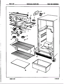 Fresh Food Compartment parts for Magic Chef Top-Mount Refrigerator RB15FN-0AAL/7C31B from AppliancePartsPros.com