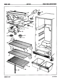 Fresh Food Compartment parts for Maytag Refrigerator BNT15H4/7A69A from AppliancePartsPros.com