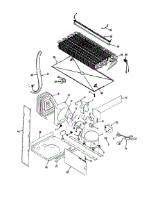 Unit Compartment & System parts for Magic Chef Top-Mount Refrigerator RB17KN-0A-BG25A from AppliancePartsPros.com