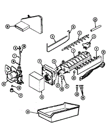 Optional Ice Maker Kit (Rb172pa / Dg33a) (Rb172pa / Dg33c) (Rb172plw / Dg32a) (Rb172pw / Dg31a) (Rb172pw / Dg31c) parts for Magic Chef Top-Mount Refrigerator RB172PA/DG31C from AppliancePartsPros.com