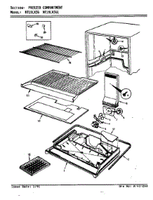Freezer Compartment parts for Maytag Refrigerator NT19LX3GH/AF69A from AppliancePartsPros.com