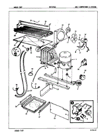 Unit Compartment & System parts for Maytag Refrigerator NNT196GZ/7A11B from AppliancePartsPros.com