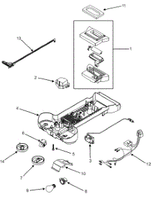 Controls parts for Maytag Top-Mount Refrigerator PTB1826ARW from AppliancePartsPros.com