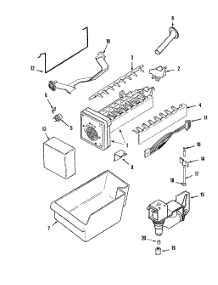 Optional Ice Maker Kit-Uki1500axx parts for Maytag Top-Mount Refrigerator PTB1826ARW from AppliancePartsPros.com