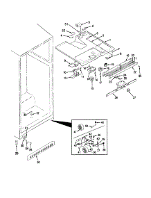 Fresh Food Compartment parts for Maytag Top-Mount Refrigerator RTD17A-9E06A from AppliancePartsPros.com
