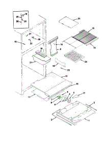 Freezer Compartment parts for Maytag Top-Mount Refrigerator RTD17A-9E06A from AppliancePartsPros.com