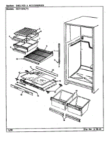 Shelves & Accessories parts for Maytag Top-Mount Refrigerator NNT197KH-CC66A from AppliancePartsPros.com