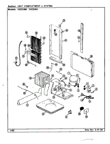 Unit Compartment & System parts for Maytag Refrigerator GS22X8A/DR17A from AppliancePartsPros.com