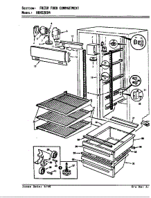 Fresh Food Compartment parts for Maytag Refrigerator HRNS2004/AP03A from AppliancePartsPros.com