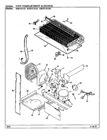 Unit Compartment & System parts for Maytag Refrigerator HRNT1515A/BF10C from AppliancePartsPros.com