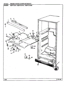 Fresh Food Compartment parts for Maytag Refrigerator HRNT1515A/BF10C from AppliancePartsPros.com