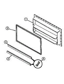 Freezer Inner Door parts for Maytag Refrigerator GT19A43LV from AppliancePartsPros.com