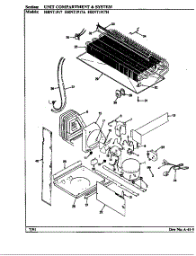 Unit Compartment & System (Hrnt1917 / Bf53a) (Hrnt1917a / Bf55a) (Hrnt1917h / Bf64a) parts for Maytag Refrigerator HRNT1917/BF53A from AppliancePartsPros.com
