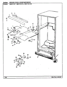 Fresh Food Compartment (Hrnt1917 / Bf53a) (Hrnt1917h / Bf64a) (Hrnt1917a / Bf53a) parts for Maytag Refrigerator HRNT1917/BF53A from AppliancePartsPros.com