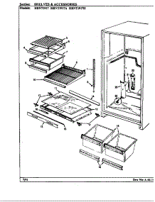 Shelves & Accessories (Hrnt1917 / Bf53a) (Hrnt1917a / Bf55a) (Hrnt1917h / Bf64a) parts for Maytag Refrigerator HRNT1917A/BF53A from AppliancePartsPros.com