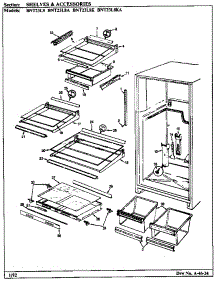 Shelves & Accessories parts for Maytag Refrigerator BNT23L8K/BL91A from AppliancePartsPros.com