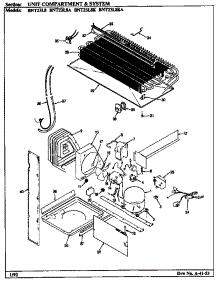 Unit Compartment & System parts for Maytag Refrigerator BNT23L8K/BL91A from AppliancePartsPros.com