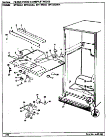 Fresh Food Compartment parts for Maytag Refrigerator BNT23L8K/BL95A from AppliancePartsPros.com