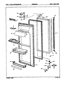 Fresh Food Door parts for Maytag Refrigerator CNDNS229J/8L11B from AppliancePartsPros.com
