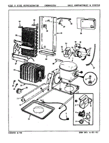 Unit Compartment & System parts for Maytag Refrigerator CNDNS229J/8L11B from AppliancePartsPros.com