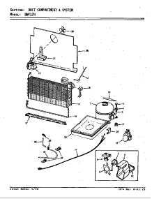 Unit Compartment & System parts for Maytag Refrigerator DNF17H/V5ZU3 from AppliancePartsPros.com