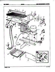 Unit Compartment & System parts for Maytag Refrigerator NT17HX3GLH/8D75B from AppliancePartsPros.com