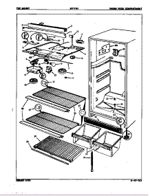 Fresh Food Compartment parts for Maytag Refrigerator NT17HXA/9D02B from AppliancePartsPros.com
