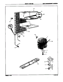 Unit Compartment & System parts for Maytag Refrigerator RCV5HE/W8902 from AppliancePartsPros.com