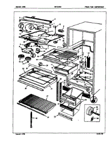 Fresh Food Compartment parts for Maytag Refrigerator NNT218GX/5E48A from AppliancePartsPros.com