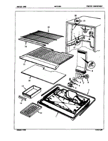 Freezer Compartment parts for Maytag Refrigerator NNT218GX/5E48A from AppliancePartsPros.com