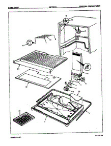 Freezer Compartment parts for Maytag Refrigerator BNT15H4A/7A69A from AppliancePartsPros.com