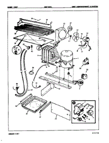 Unit Compartment & System parts for Maytag Refrigerator BNT15H4A/7A69A from AppliancePartsPros.com
