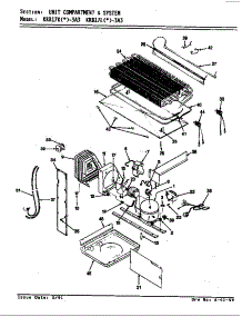 Unit Compartment & System parts for Maytag Refrigerator KRB17LN3A3/BF30B from AppliancePartsPros.com