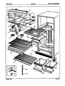 Fresh Food Compartment parts for Maytag Refrigerator NNT196DH/4C77A from AppliancePartsPros.com