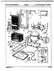 Unit Compartment & System parts for Maytag Refrigerator NNS228JA/8L37A from AppliancePartsPros.com