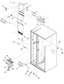 Evap Fan Assy And Lights parts for Maytag Side-By-Side Refrigerator SK525-2W-PSK525200W1 from AppliancePartsPros.com