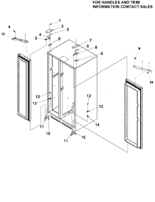 Hinges parts for Maytag Side-By-Side Refrigerator SK525-2W-PSK525200W1 from AppliancePartsPros.com