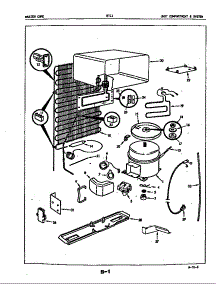 Unit Compartment & System parts for Maytag Refrigerator RT11SM/86T00 from AppliancePartsPros.com