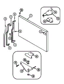Freezer Outer Door (Gt2413nxfw) parts for Maytag Refrigerator GT2413NXF* from AppliancePartsPros.com
