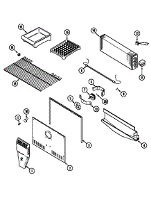 Freezer Compartment (Gt2413nxfw) parts for Maytag Refrigerator GT2413NXF* from AppliancePartsPros.com
